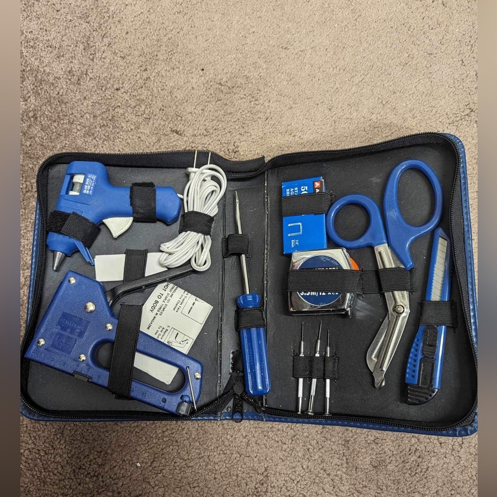 All Trade 10 Piece Blue Tool Set